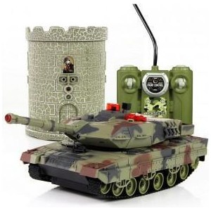 Р/У танковый бой 2 в 1, 40МГц (танк,башня мишень, з/у, акк)