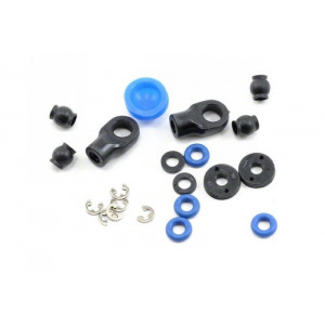 Rebuild kit, GTR composite shocks (x-rings, bladders, pistons, e-clips, shock rod ends, hollow balls - Артикул: TRA7062