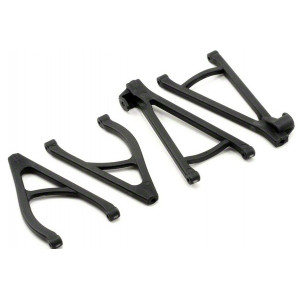 Suspension arm set, rear, extended wheelbase (lengthens wheelbase 10mm) (includes upper right &amp - Артикул: TRA7132R