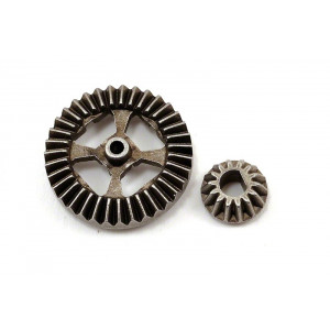 Ring gear, differential/ pinion gear, differential (metal) - Артикул: TRA7683