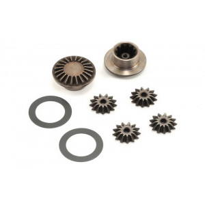 Gear set, differential (output gears (2)/ spider gears (4)/ 16x23.5x.5mm TW (2)) - Артикул: TRA7782