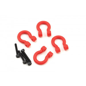 BUMPER D-RINGS, RED (FRONT OR - Артикул: TRA8234R