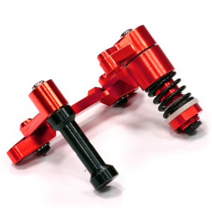 Billet Machined T2 Steering Bell Crank for HPI Savage X 4.6 2011, - Артикул: T6717RED