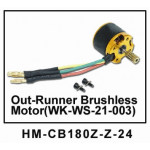 Walkera V200D01 / V200D02 / CB180LM / CB180Z Бесколлекторный двигатель основного ротора WK-WS-12-0003 Артикул:HM-CB180Z-Z-24