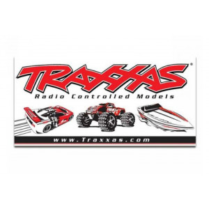 Traxxas racing banner, red & black (4x8 feet) - Артикул: TRA9908