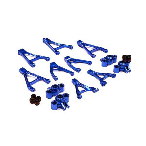 Комплект алюм. рычагов и кулаков (синий) для Traxxas 1/16 Slash VXL и Rally - Артикул: T3486BLUE