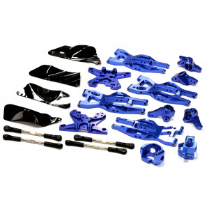 Комплект подвески (синий) HPI 1/10 Bullet MT & Bullet ST - Артикул: T8695BLUE