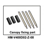 Walkera V400D02 Стойки крепления капота Артикул:HM-V400D02-Z-08