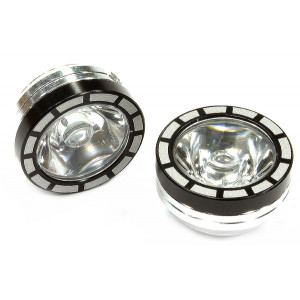 Realistic Billet Machined Alloy Housing for 5mm LED (2) Light - Артикул: C24978BLACK