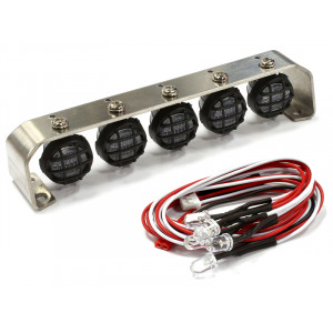 Roof Top Spot Light Set (S5) LED w/Stainless Steel Mount for 1/10, 1/8 & 1/5 Scale - Артикул: C25398