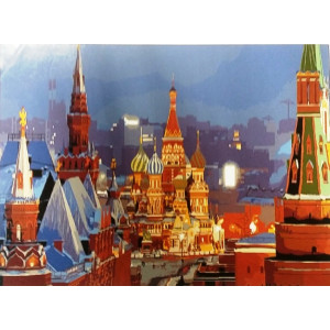 Кремль. Картина по номерам 40х50
