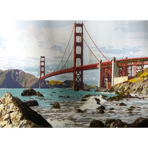 Мост Сан Франциско. Картина по номерам 40х50