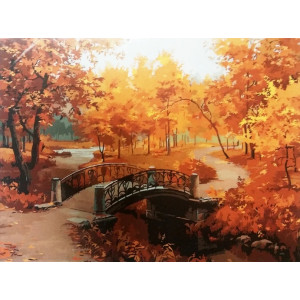 Осенний пейзаж. Картина по номерам 40х50 Артикул - G071