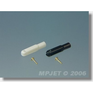 Вилка micro, нейлон, шплинт металл 1мм, черный, MPJet, 2шт. EF-MPJ2100 EF-MPJ2100 Артикул:EF-MPJ2100