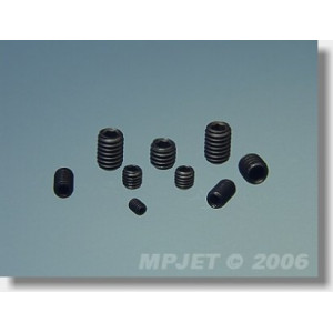 Винт M2x2.5мм, без головки (imbus) шестигранный шлиц, сталь, MPJet, 4шт. Артикул:EF-MPJ0446
