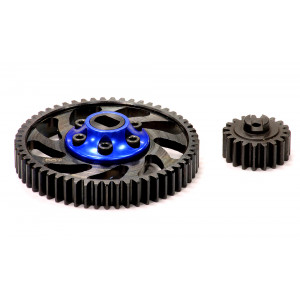 Комплект спур (55Т) + пиньон (19Т) HPI Baja 5B, 5T, 5B 2.0 и 5SC - Артикул: BAJ222BLUE