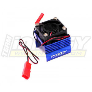 Радиатор с куллером (синий) для 1/16 Traxxas E-Revo, Slash, Summit, Rally - Артикул: C23141BLUE