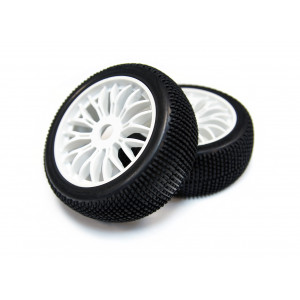 Комплект колес для багги 1/8 (2шт) белые Артикул:AX-3015W