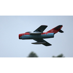 Модель самолета FreeWing MiG-15 PNP (красно-синий)