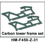 Карбоновая нижняя рама  Walkera - HM-F450-Z-31 Артикул:HM-F450-Z-31