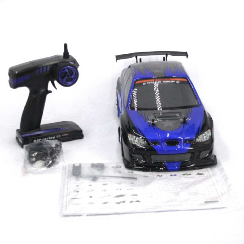 Радиоуправляемый автомобиль для дрифта HSP Flying Fish 1 - 1:10 4WD - 94123P-12344 - 2.4G