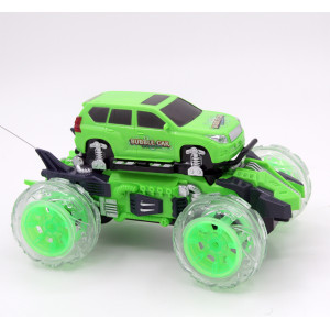 Радиоуправляемая машина-перевертыш Bubble Car зеленая - 333-PP01 - Артикул 333-PP01