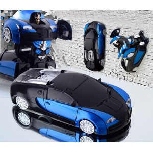 Радиоуправляемый трансформер, ползающий по стенам MZ Bugatti Veyron Blue 1:24 - 2815P-B - Артикул MZ-2815P-B