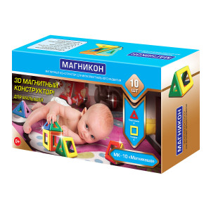 Магнитный констуктор для малышей Магникоша - MK-10 Артикул - MK-10