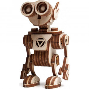Деревянный 3D конструктор Lemmo Робот Санни (можно использовать как брелок) - 00-76 Артикул - 00-76