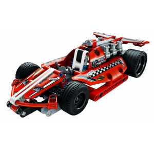 Конструктор DeCool гоночная машина с инерционным механизмом, 158 деталей - DL-3412 Артикул - DL-3412