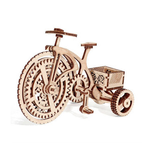 Механический 3D-пазл из дерева Wood Trick Велосипед-визитница - 1234-16 Артикул - WT-1234-16