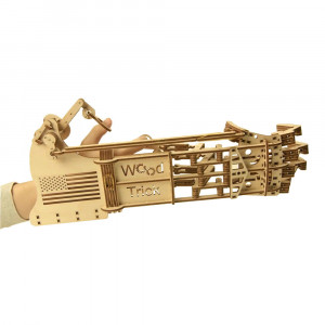 Механический 3D-пазл из дерева Wood Trick Экзоскелет Рука - 1234-8 Артикул - WT-1234-8