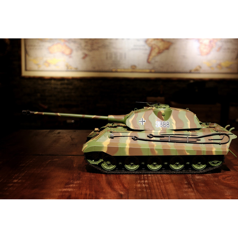 Радиоуправляемый танк Heng Long German King Tiger 3888-1 V5.3 масштаб 1:16 2.4G