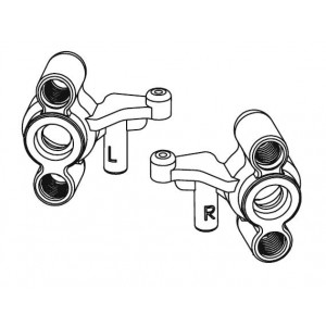 Front Knuckles (L+R) - S18 TC Артикул:LRP-112901