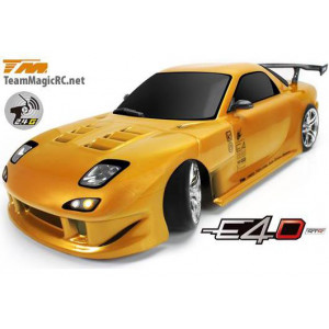 Дрифт 1/10 электро E4D RX7 RTR (New Spec.)