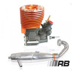 Нитродвигатель 0.21 RB WS7 TURBO L2G + выхлопная система (198P + 3001P) Артикул - RB-E01006-WS7EU