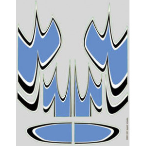 Маски для кузова (внутренние) SPEED STREAK - BLUE Артикул:ORN-59005