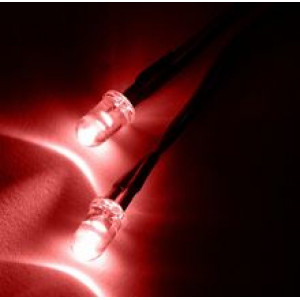Светодиоды LED Light Cable 5.0мм for FORMULA-1 (Red color)  (1pc for 1pack) Артикул:13830L05R