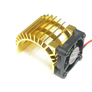 Motor Heat Sink W/ Electric Cooling Fan For 540 Motor ( Fan Shaped ) - Артикул: 3RAC-MHS005-GO