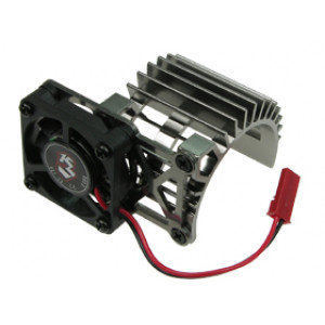 Aluminium Motor Heat Sink W/ Electric Cooling Fan For 540 Motor (Fan Shap) - Артикул: 3RAC-MHS008-TI