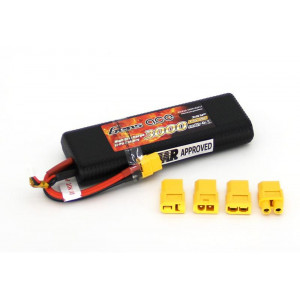 Аккумулятор Li-Po - 7.4В 3000мАч 25C (2S, Универсальный разъем)