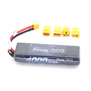 Аккумулятор Li-Po - 7.4В 4000мАч 25C (2S, Универсальный разъем)