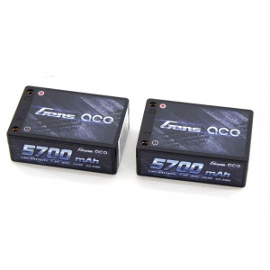 Аккумулятор Li-Po - 7.4В 5700мАч 50C Pro Racing (2S, Saddle)