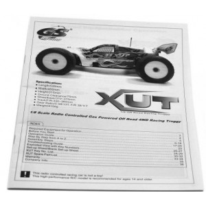 XUT Pro RTR Manual Артикул - GSC-XT023
