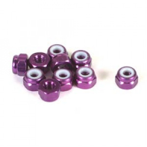 Гайка M3 Alu. Lock Nut, Purple (10) Артикул:GSC-N00210PR