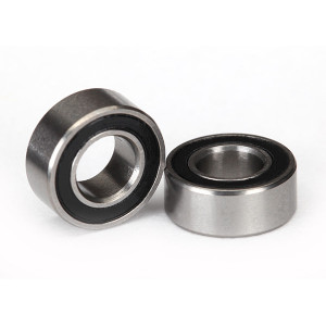 Traxxas Ball bearings, black rubber sealed (5x10x4mm) (2)-TRA5115A - Артикул: TRA5115A