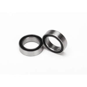 Ball bearings, black rubber sealed (10x15x4mm) (2) - Артикул: TRA5119A