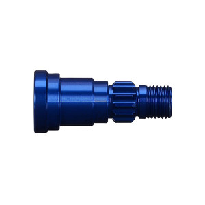Stub axle, aluminum (blue-anodized) (1) (use only with #7750X driveshaft) - Артикул: TRA7768