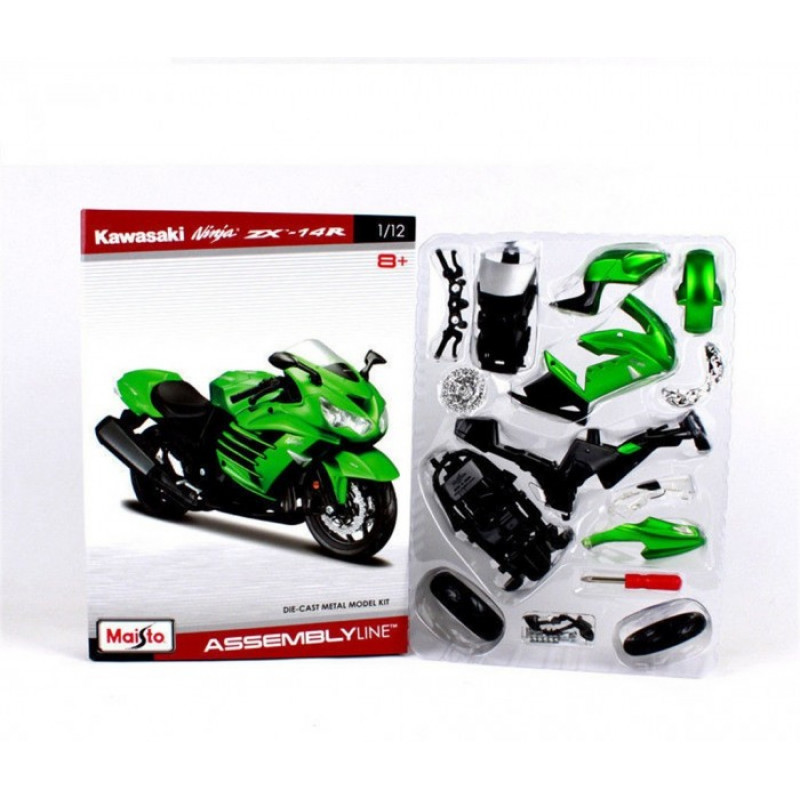 Металлическая модель Maisto Kawasaki Ninja ZX-14R 1:12 - 39197 - Артикул 39197