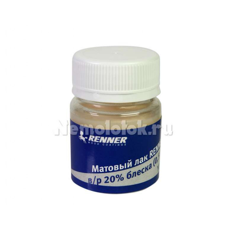 Матовый лак RENNER в/р 20% блеска (40 мл) YO 20M827/40